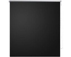 vidaXL - Rolgordijn - verduisterend - 164,4 - x - 175 - cm - stofbreedte - 160 - cm - zwart