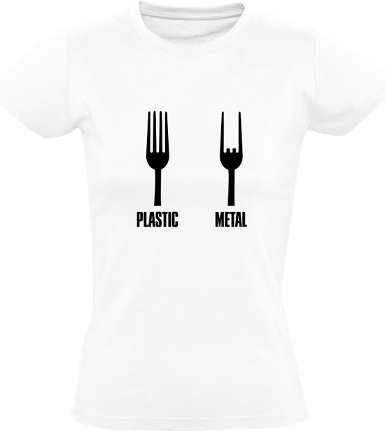 Metal T-shirt Dames - Grappig Muziek Shirt voor Rock of Metal Fan - Origineel Cadeau voor Festival of Concert