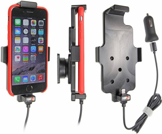 Ontwijken Altijd Loodgieter Brodit houder - Apple iPhone 6 / 6S / 7 / 8 Actieve houder met 12V USB plug  (met hoes) | bol.com