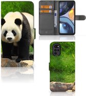 Telefoontas Motorola Moto G22 Hoesje Panda