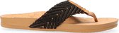 Slippers de Plage Reef Cushion - Noir/ Natural - Taille 36