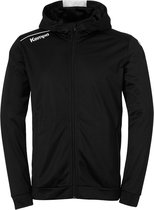 Kempa Player Hood Jacket Kind Zwart-Wit Maat 116