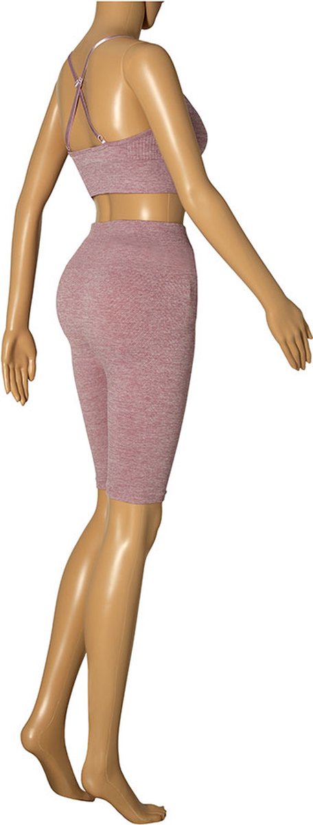 Xtreme Sportswear Korte Sportlegging Dames Short Roze-S van Xtreme Sportswear — afbeelding 5
