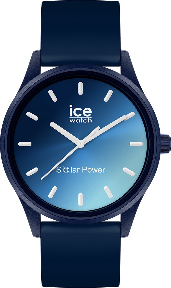 Ice Watch ICE solar power - Blue sunset 020604 Horloge - Siliconen - Blauw - Ø 40 mm