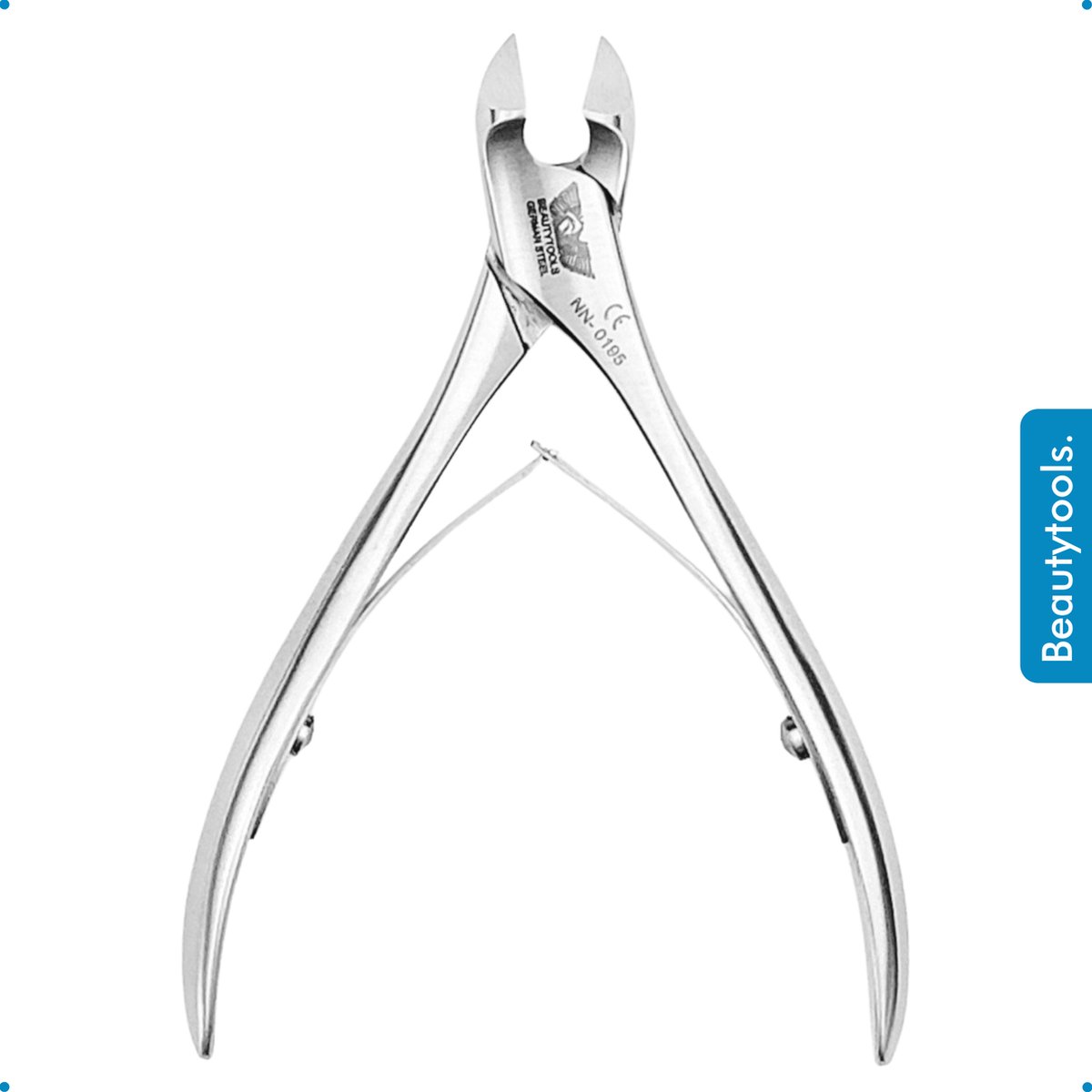 Beautytools Nagelriem Knipper/INOX Vellentang Voor Het Verwijderen Van Nagelriemen (Cuticle Cutter) - 6mm Bek (Square Box) (NN-0195)