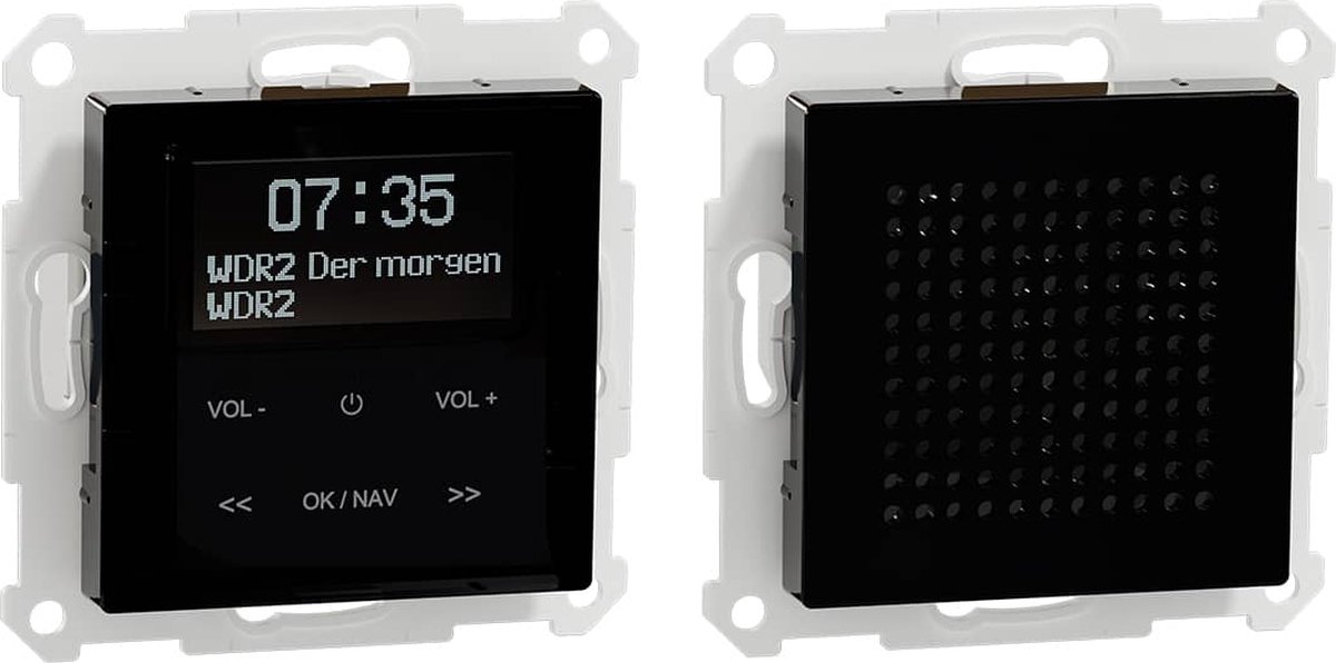 DAB+/FM-radio met Bluetooth + Luidspreker - Merten - Systeem M - Schneider Electric - MTN4375-0303