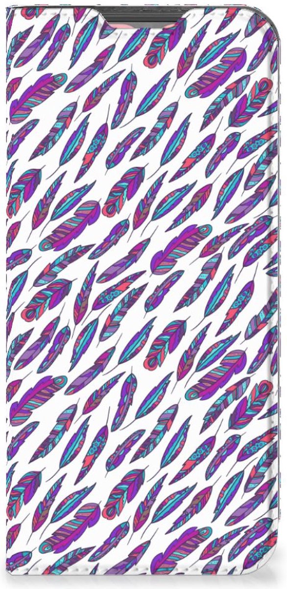 Samsung Galaxy A13 (4G) Hoesje met Magneet Feathers Color