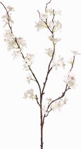 Witte appelbloesem kunstbloem/tak met 57 bloemetjes 84 cm - Nepbloemen - Kunstbloemen