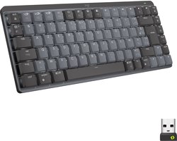 Logitech MX Mechanical Mini - Toetsenbord - FR AZERTY - Draadloos - Grijs