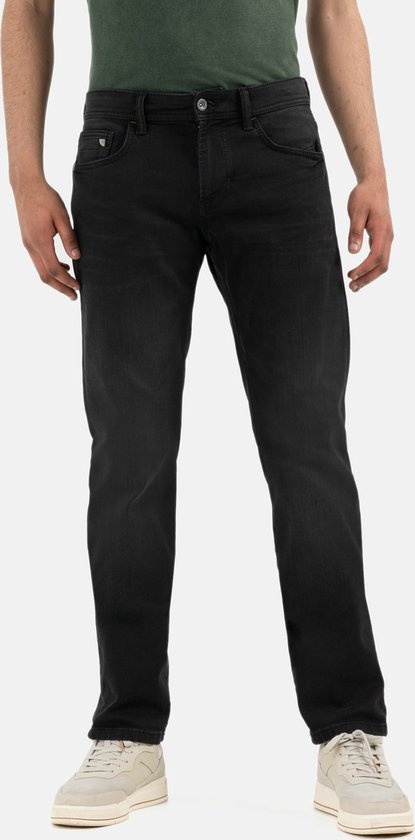 camel active Slim Fit 5-Pocket Jeans - Maat menswear-32/34 - Zwart
