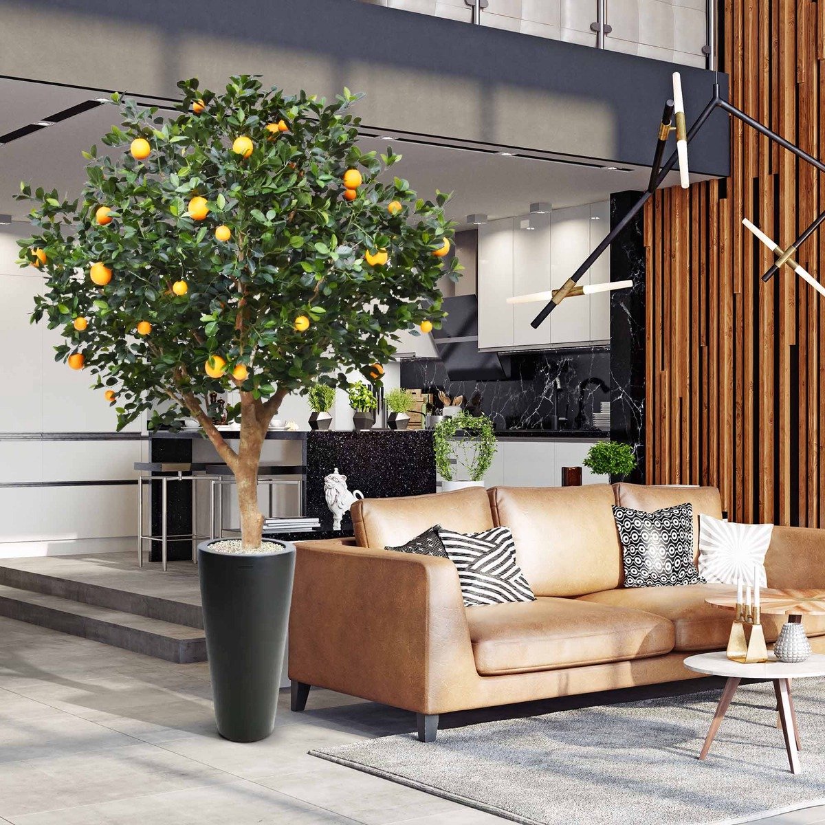Sinaasappel deluxe Giant kunstboom 275cm