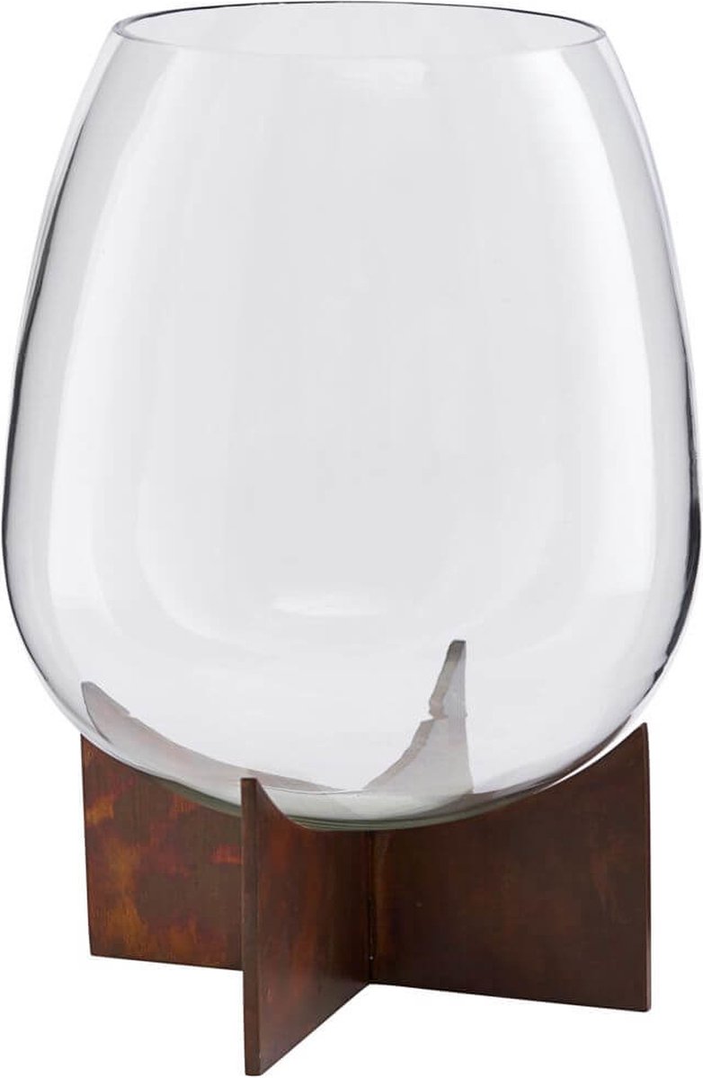 House Doctor Vaas Gravity ijzer 30cm Transparant