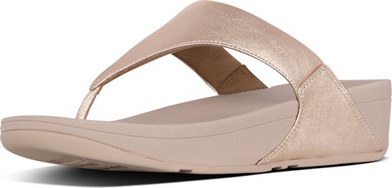 FitFlop Lulu Leather Toepost ROZE - Maat 43 | bol.com