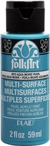 Multi-surface Acrylverf - 2973 Aqua Moire - Folkart - 59 ml