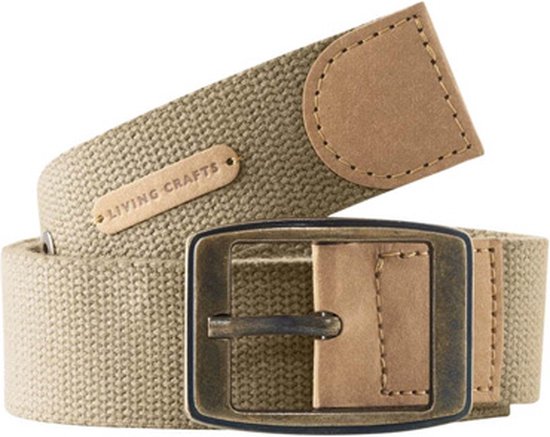 Living crafts Vegan riem beige