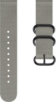 Nylon bandje - geschikt voor Samsung Gear S3 / Galaxy Watch 3 45 mm / Galaxy Watch 46 mm - grijs