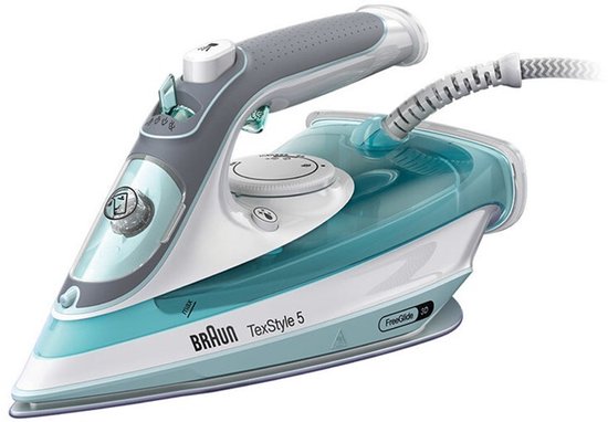 Braun FreeStyle 5 SI 5017 GR - Stoomstrijkijzer - SuperCeramic-zoolplaat - 2700 W - Groen
