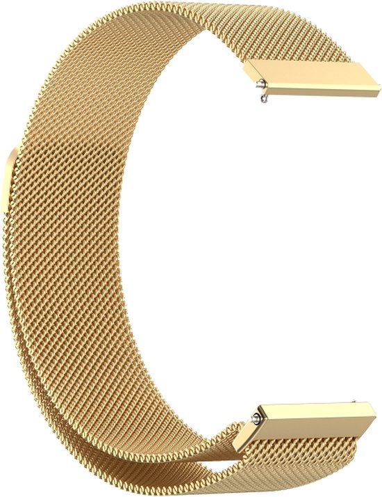 Bracelet milanais (or), adapté aux modèles Huawei Watch : GT 2 (42 mm), GT 3 (42 mm), GT 3 Active (42 mm), GT 3 Pro (43 mm), GT 3 Elegant
