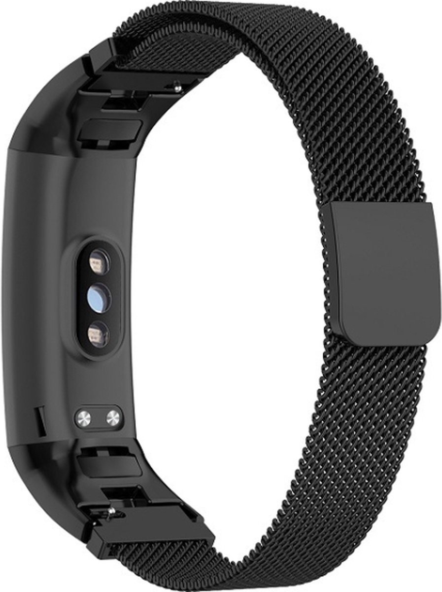 Milanees bandje - geschikt voor Huawei Honor Band 4 / Honor Band 5 - zwart