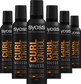 Bol.com SYOSS - Curl Control Mousse - Haarmousse - Haarstyling - Voordeelverpakking - 6 x 250 ml aanbieding