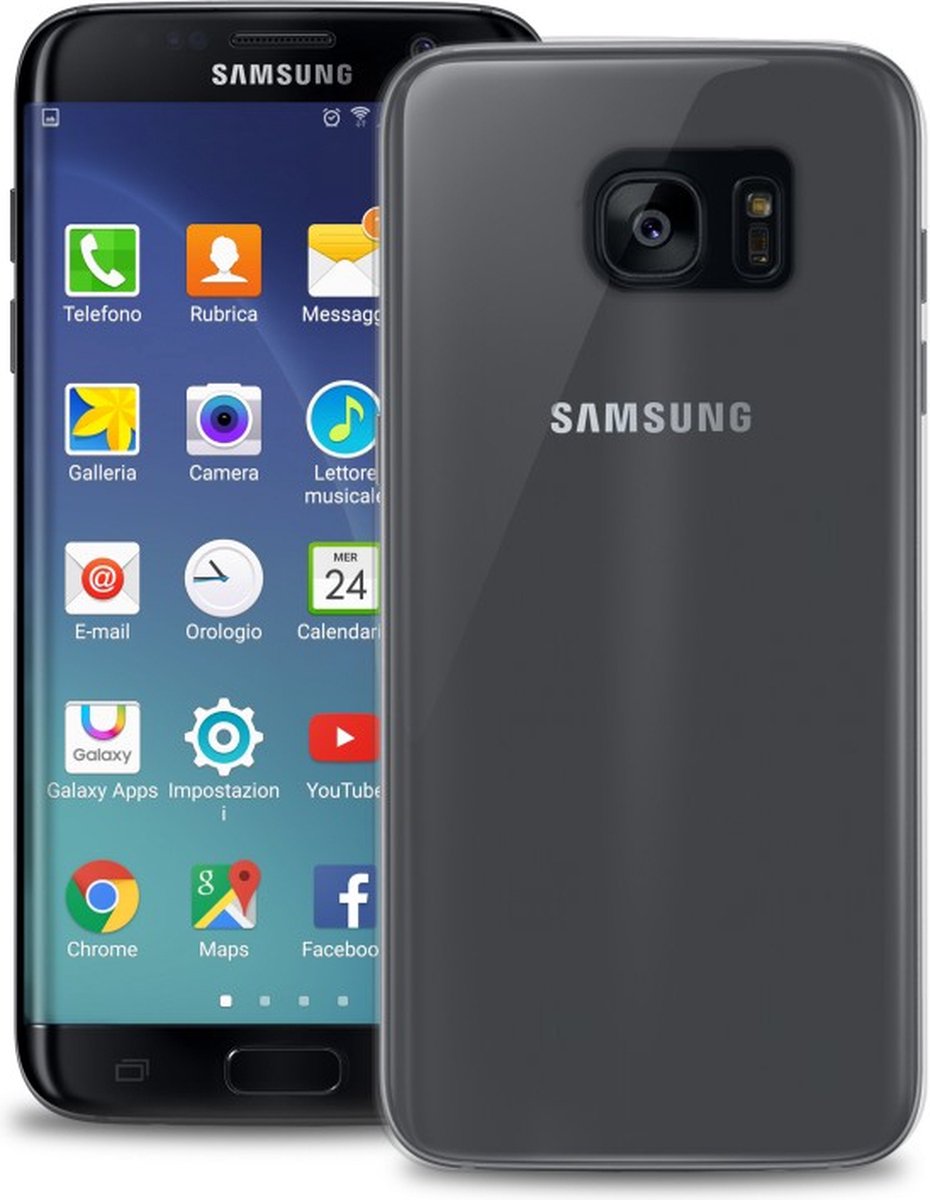 PURO SGS7EDGE03TR mobiele telefoon behuizingen 14 cm (5.5") Hoes Transparant