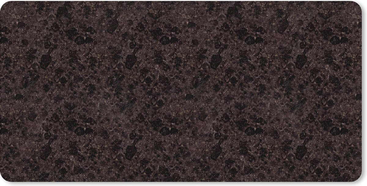 Muismat XXL 90x45 cm - Bureau onderlegger - Bureau mat Graniet - Zwart - Patronen - Bureaumat - Gaming mousepad xl - Bureaulegger groot - Computer deskmat