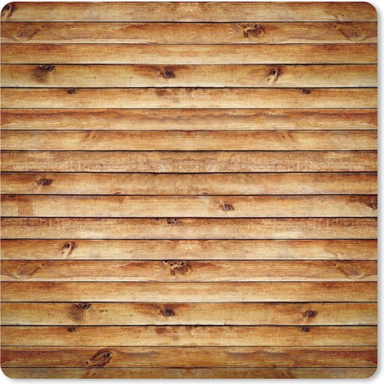Tapis de souris XXL - Sous-main - Tapis de bureau - Planches - Bois - Vintage - 40x40 cm - Tapis de souris XXL