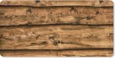Muismat XXL - Bureau onderlegger - Bureau mat - Vintage - Bruin - Planken - Houten - 120x60 cm - XXL muismat