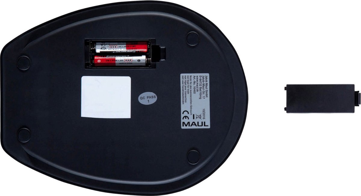 MAUL Briefweger Goal tot 5000 gram zwart incl.batterij
