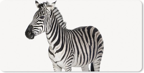 Muismat XXL - Bureau onderlegger - Bureau mat - Zebra - Meisjes - Dieren - Kinderen - Jongens - 90x45 cm - XXL muismat