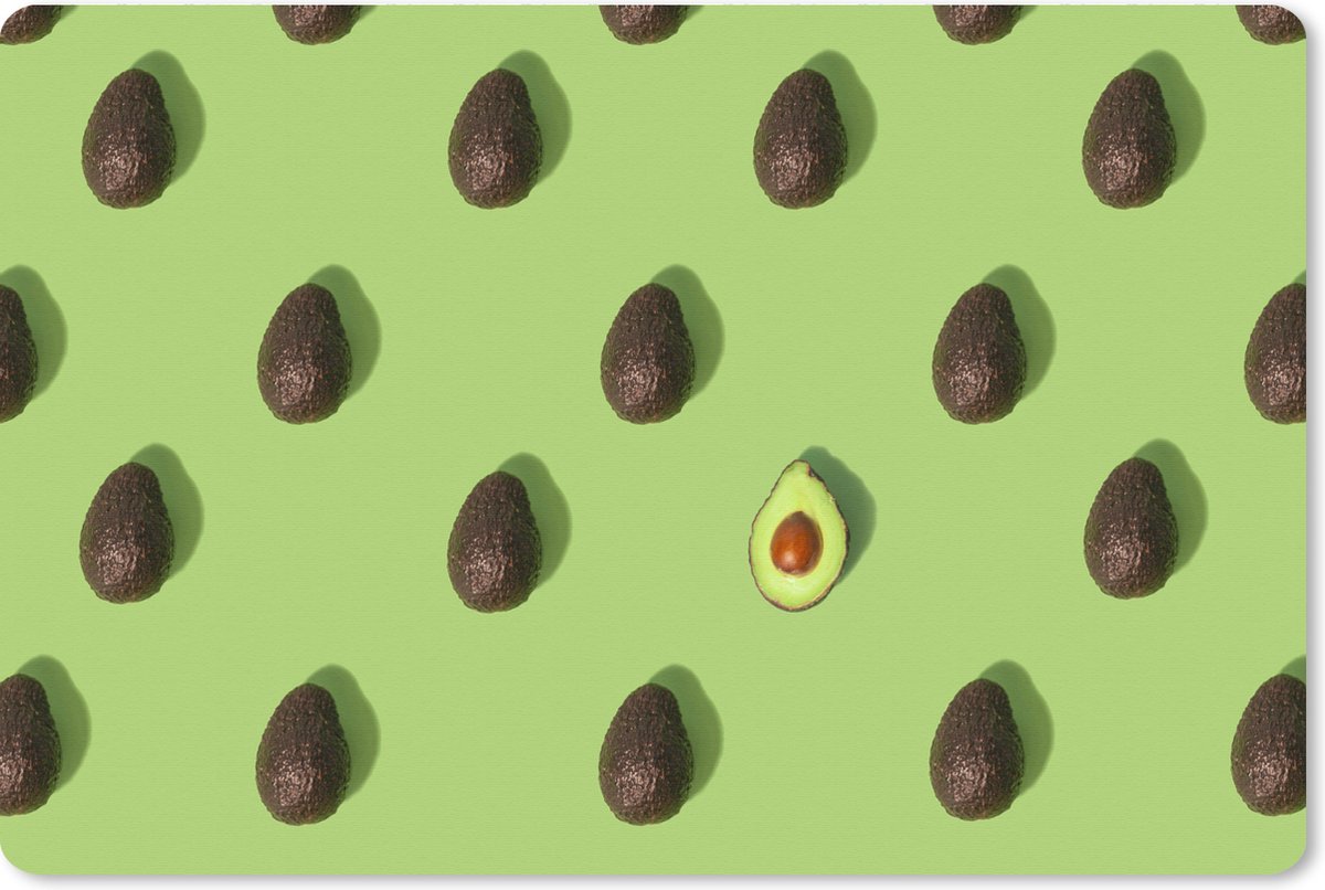 Muismat XXL 120x80 cm - Bureau onderlegger - Bureau mat Avocado collectie - Bureaumat - Gaming mousepad xl - Bureaulegger groot - Computer deskmat