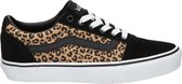 Vans Ward Cheetah Sneakers zwart Canvas - Dames - Maat 39