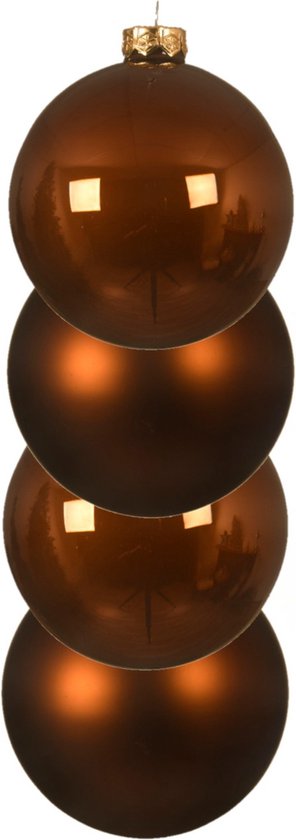 Krebs Kerstballen - 9 stuks - zilver - glas - 8 cm | Leen Bakker