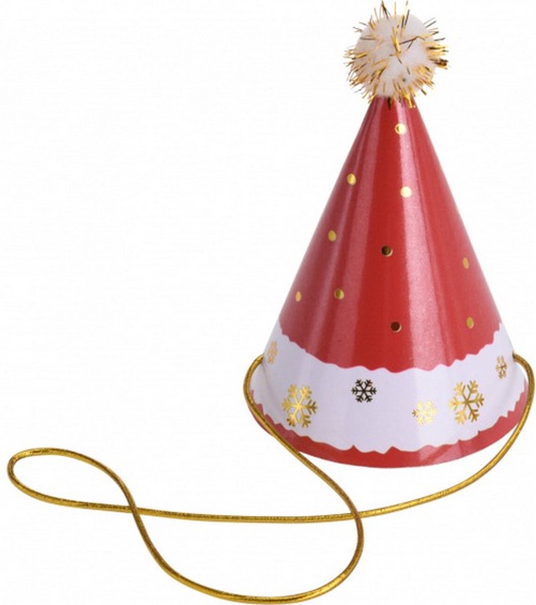 1 découpe scrapbooking anniversaire fête chapeau cotillons noël