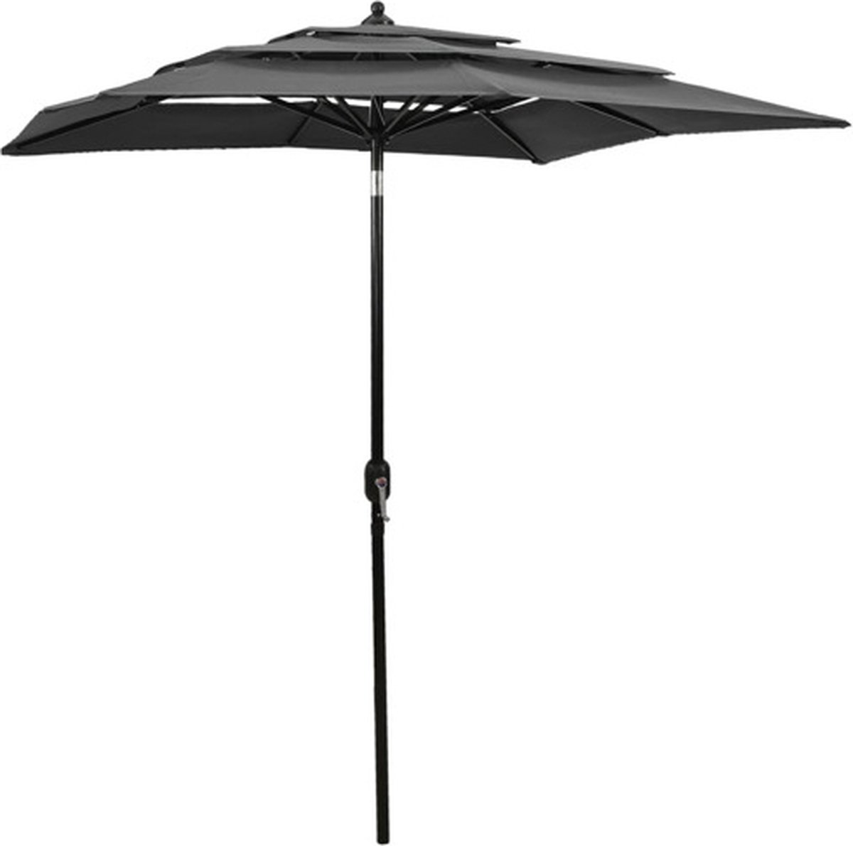 Vidaxl Parasol 1 Antraciet 2 X 2 M Tuinparasol