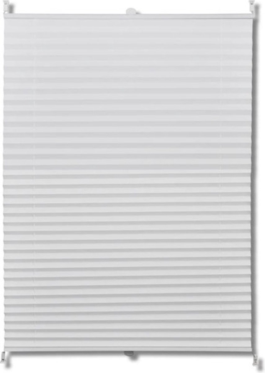 vidaXL - Plisséjaloezie - 80x200 - cm - wit