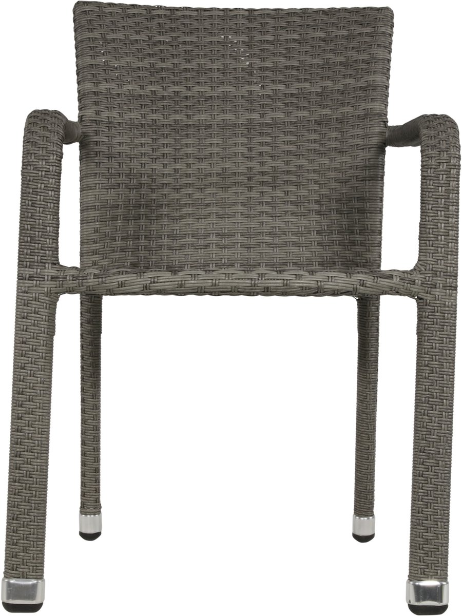 Lesli Living Sol stackable garden chair - grey