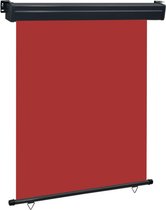vidaXL - Balkonscherm - 140x250 - cm - rood