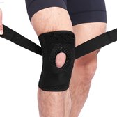 IGOODS Kniebandage - verstelbare neopreen kniebrace -  Elastisch Verstelbaar Kniebandage  - voor artritis, ACL en meniscus traan, open-patellastabilisator -  patella stabilisator opening - one size - zwart