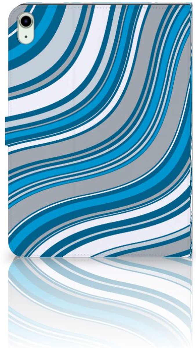 iPad Air (2020/2022) 10.9 inch Tablet Hoes Waves Blue
