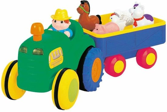 regenval hebben zich vergist Pijl Happy Baby - Farm Tractor with trailer (502038) | bol.com