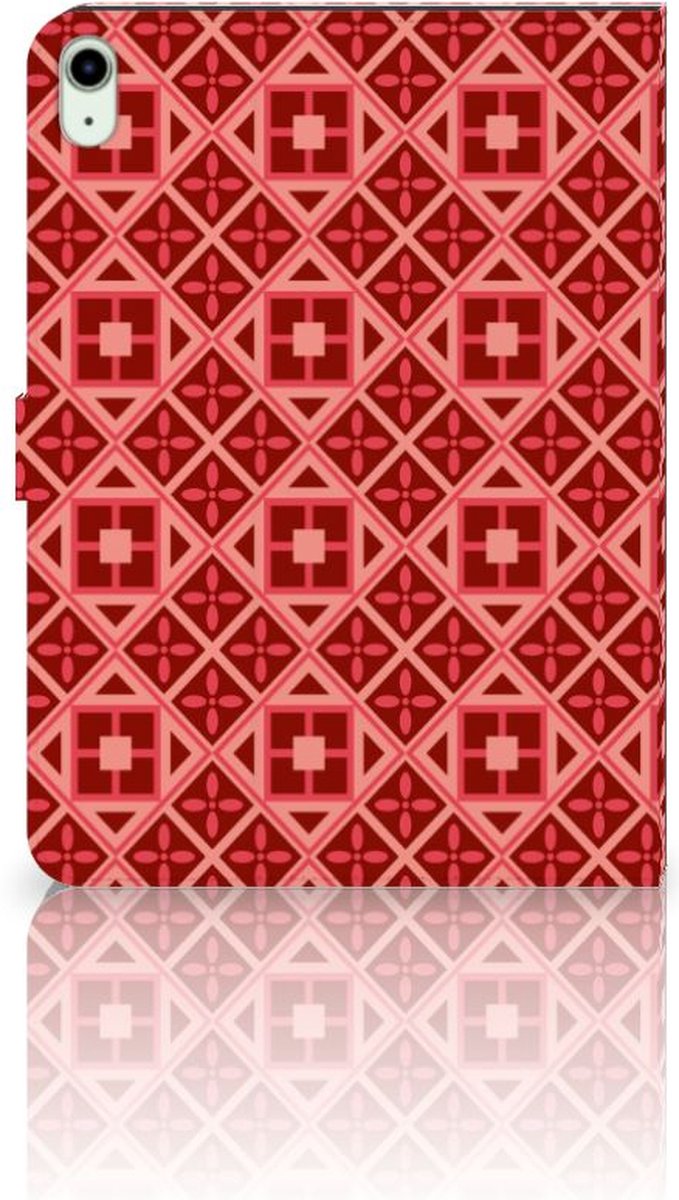 iPad Air (2020/2022) 10.9 inch Tablet Hoes Batik Rood