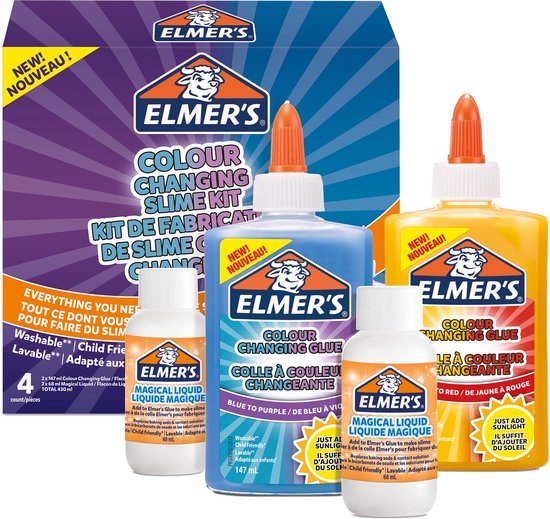 Kit Slime changeant de couleur Elmer's
