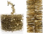 Set van kerstboom sterren folie slinger goud 700 cm / kerstslingers goud 270 cm - Lametta guirlande folieslingers goud - Kerstversiering en decoratie