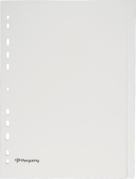 kartonnen tabbladen A4 met 20 tabs (23-gaats kartonnen tabbladen A4 met 20 tabs (23-gaats