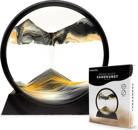 Bewegende Zand Kunst Foto Ronde Glazen 3D Zand Scè... – Vicedeal