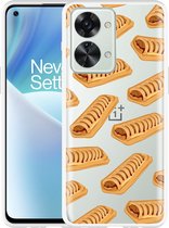 OnePlus Nord 2T Hoesje Frikandelbroodjes - Designed by Cazy