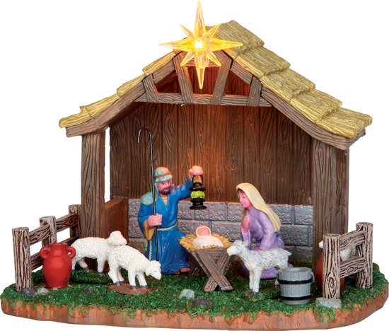 Lemax - 'Nativity Scene' - Verlicht tafelstuk - Exclusief adapter (Werkt op batterijen)
