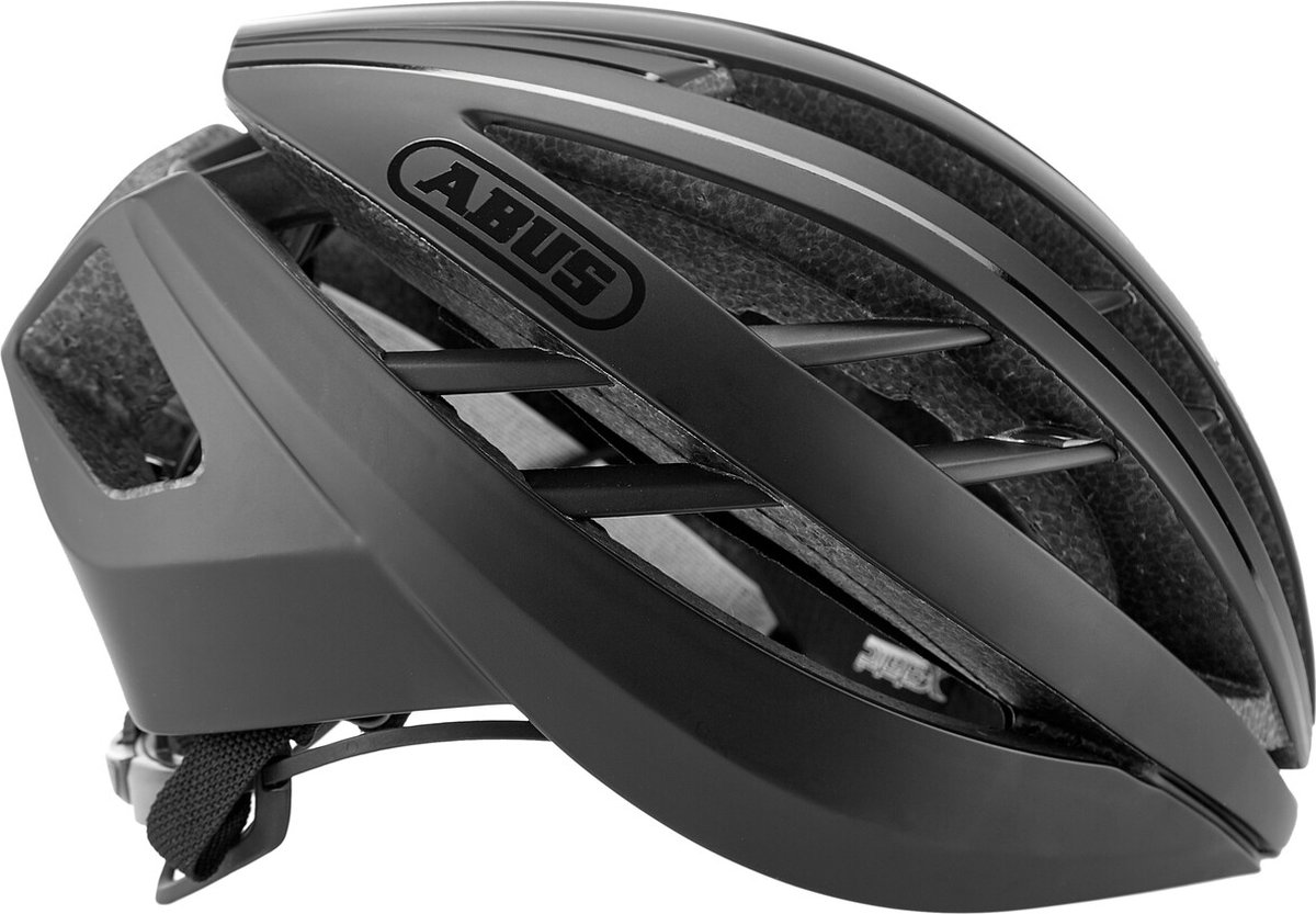 Bike Helmet ABUS Aventor Road - Velvet Black Red, Size M (54-58cm), German Made Size Chart Bike Helmet ABUS Aventor Road - Velvet Black Red, Size M (54-58cm), German Made Size Chart