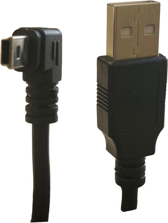 Mini USB haakse kabel 2 meter voor camera's, PS3 controllers en